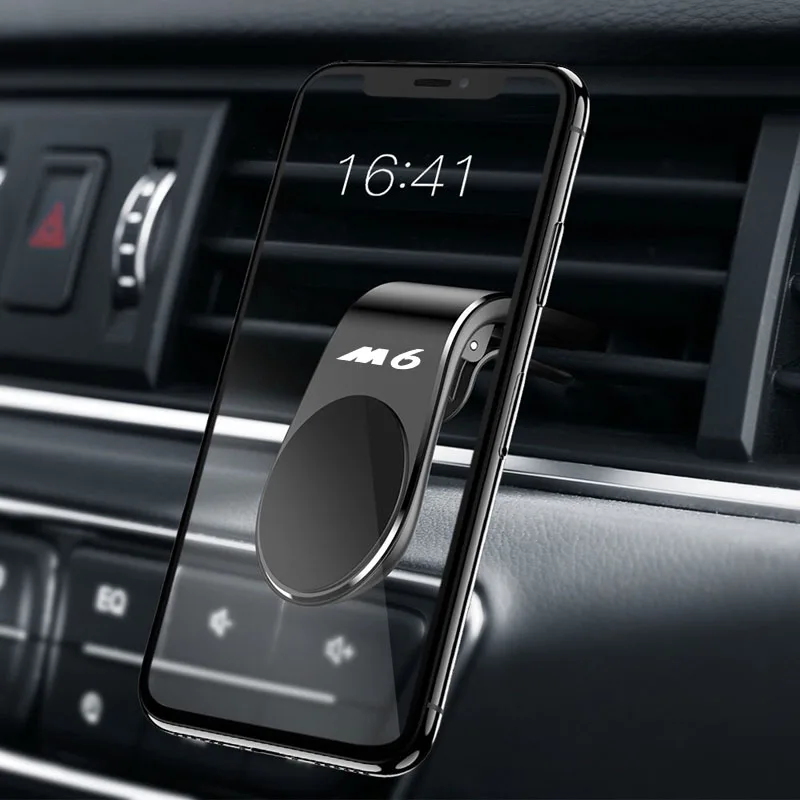 

Universal Phone Holder in Car Phone Stand Clip for Mount Car Magnetic Phone Holder For Mazda 6 Mazda6 Six M6 Emblem