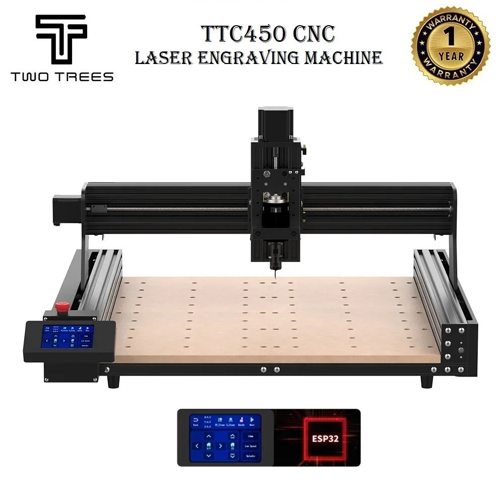 For TTC450 CNC Laser Engraver CNC Router Wood Milling Cutting Machine For Acrylic PCB PVC Metal GRBL Laser Engraving Machine