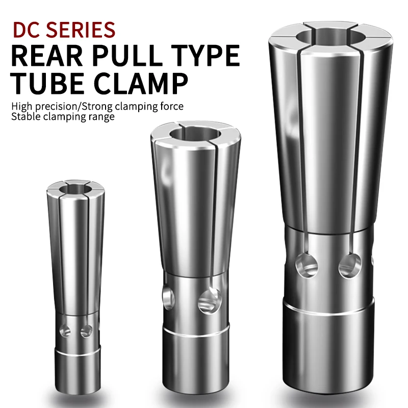 DC06 DC08 DC12 SDC Rear Pull Tube Clamp Precision Pull Back Clamps Deep Cavity Clamps Small Bore Half Taper Angle Design 0.005MM