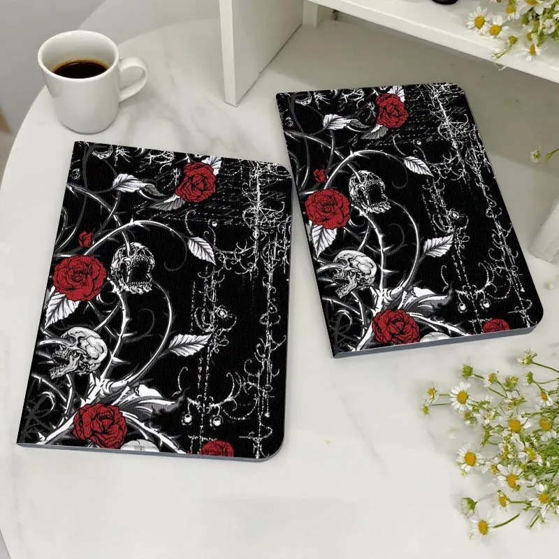 

Red Rose Broken Glass For Honor MediaPad MatePad 6 7 X8 M5 M6 V6 V7 T5 T10 T10s 10 11 SE C5e X8a Pro Lite Tablet Case