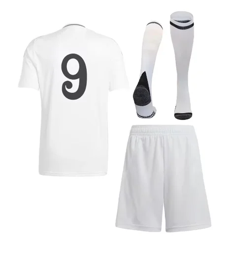 Camiseta del Real MADRlD de MadridES, camisa blanca, nueva temporada 24/25