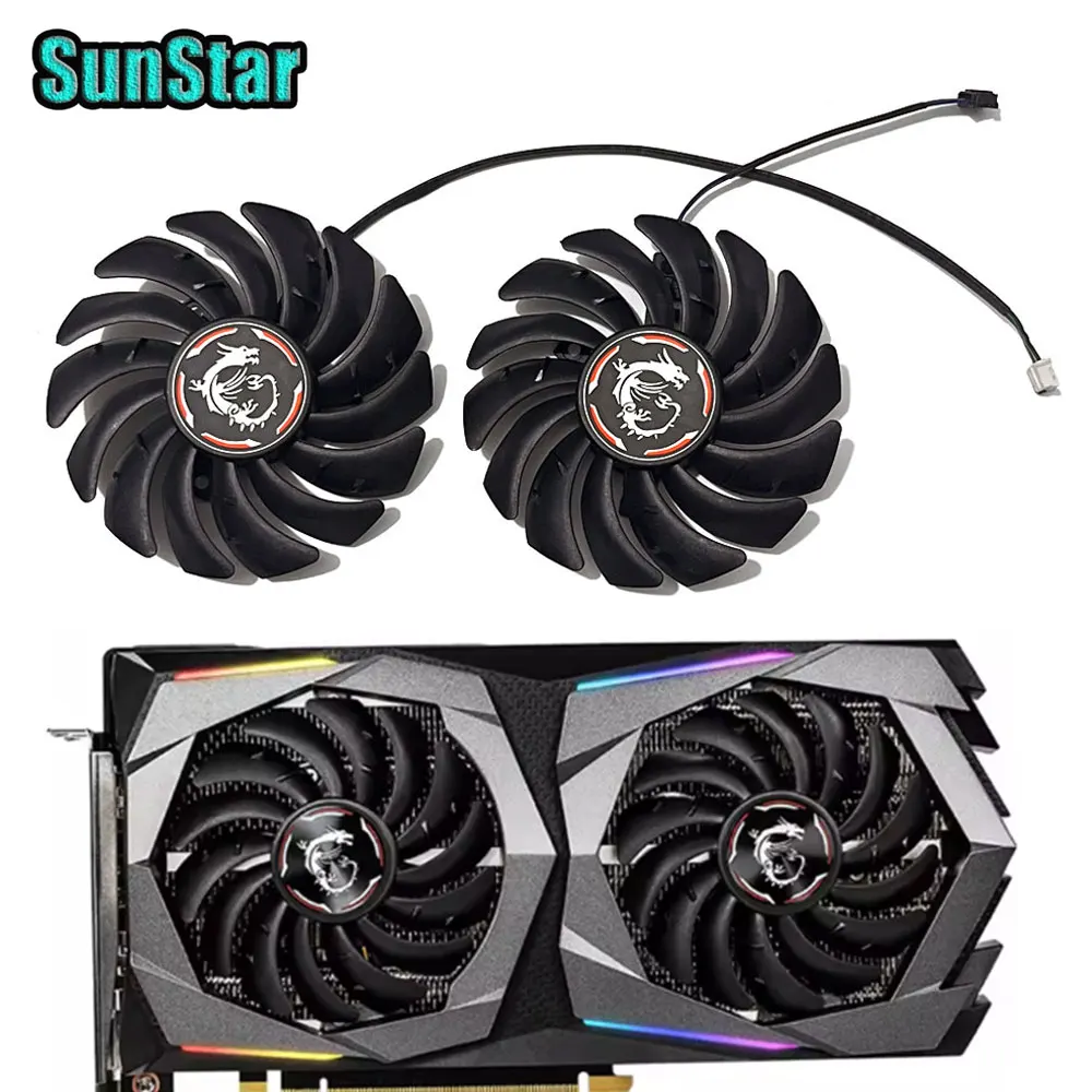 NEW 87MM 4PIN RTX 2060 SUPER PLD09210S12HH GPU Cooler Fan For ​MSI GeForce RTX 2060 SUPER RTX 2060 GAMING X Video Card Cooling