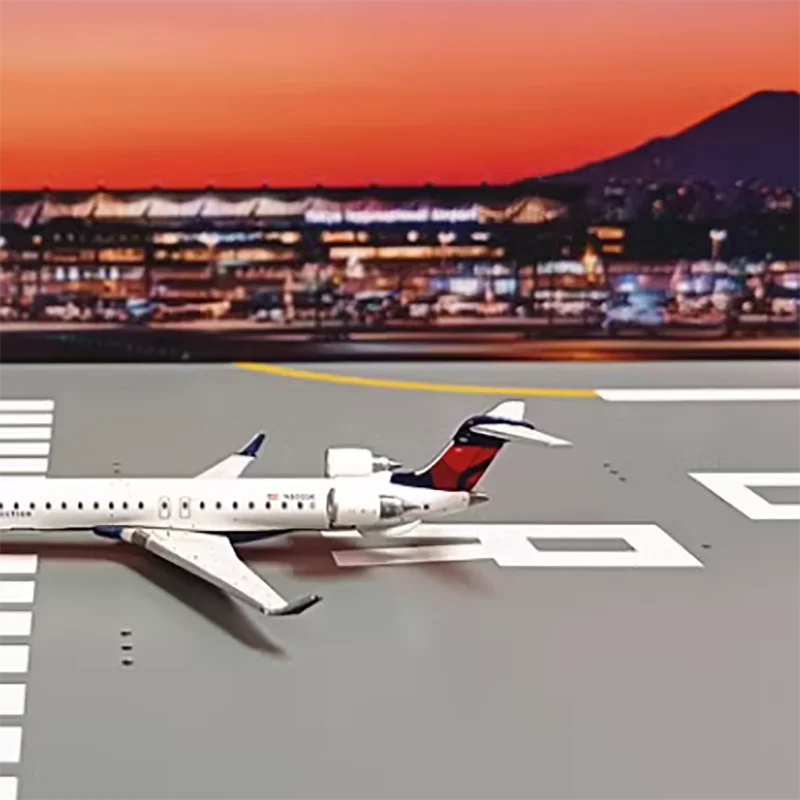 Druckguss CRJ-900LR gjdal2029 Flugzeug legierung Kunststoff modell mit einer Spielzeug geschenks ammlung im Maßstab 1:400 Simulation Display Dekoration
