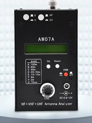 HF/VHF/UHF AW07A 1,5–470 MHZ 160 M HF+UV-spektrumanalysatorer med 1,0 till 9,99 SWR-multibandsantennanalysator SWR-antennanalysator 10 best sales antennanalysator - №9