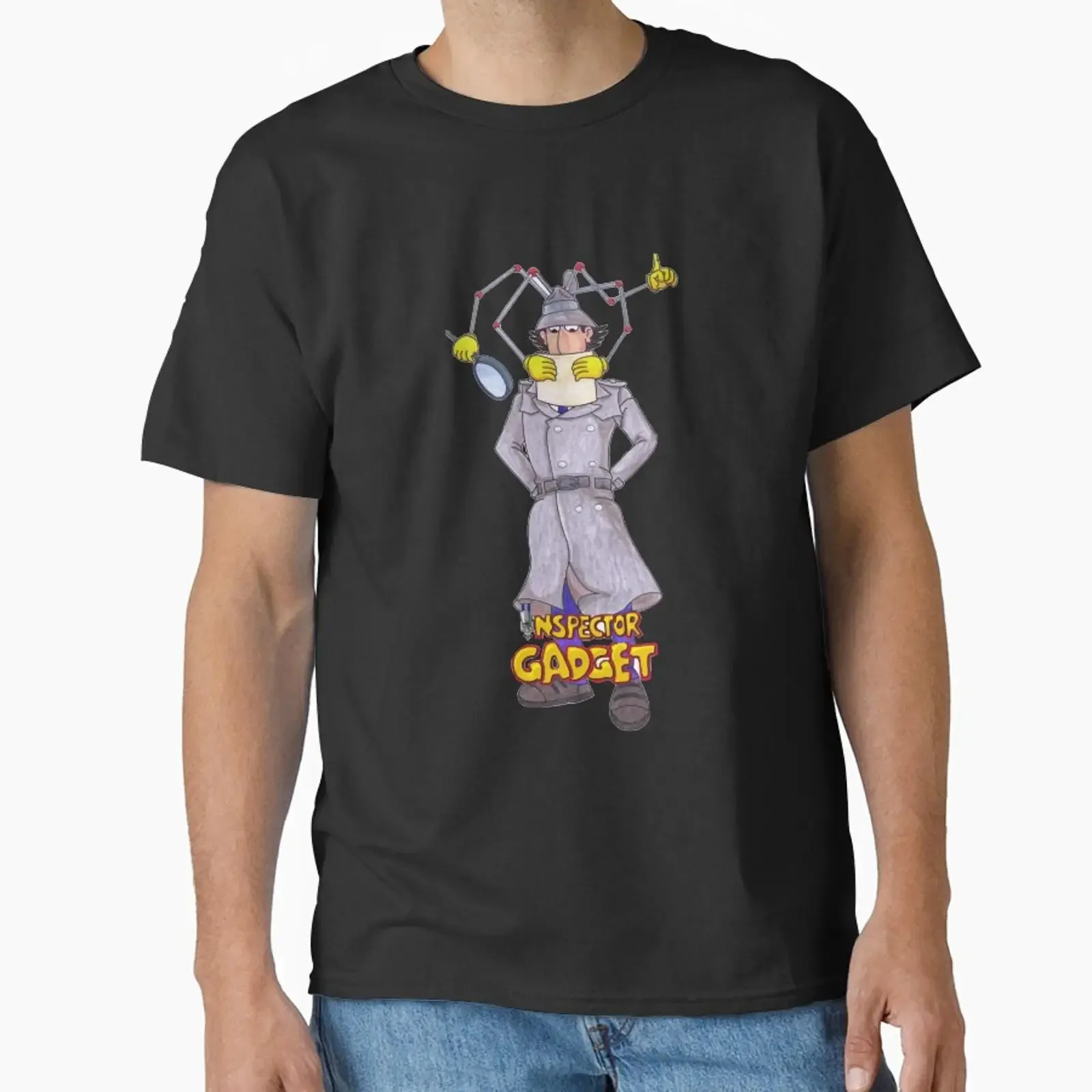 s Idea Inspector Gadget Christmas designed and sold by KallieShanahat vintage Washed Breathable Stretched Slightly