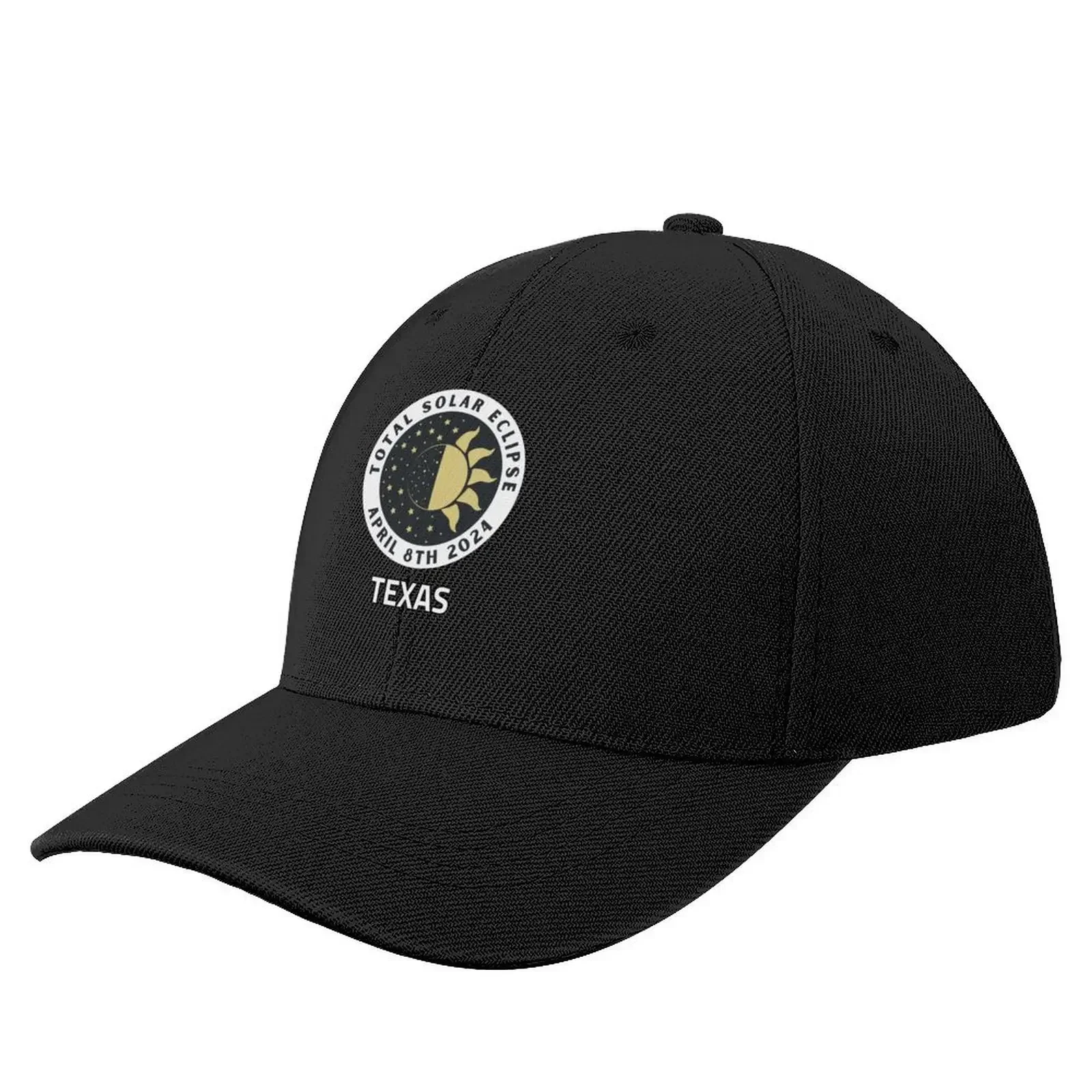 Total Solar Eclipse 2024 Texas TX Baseball Cap Custom Cap Mountaineering Sun Cap For Girls Men's