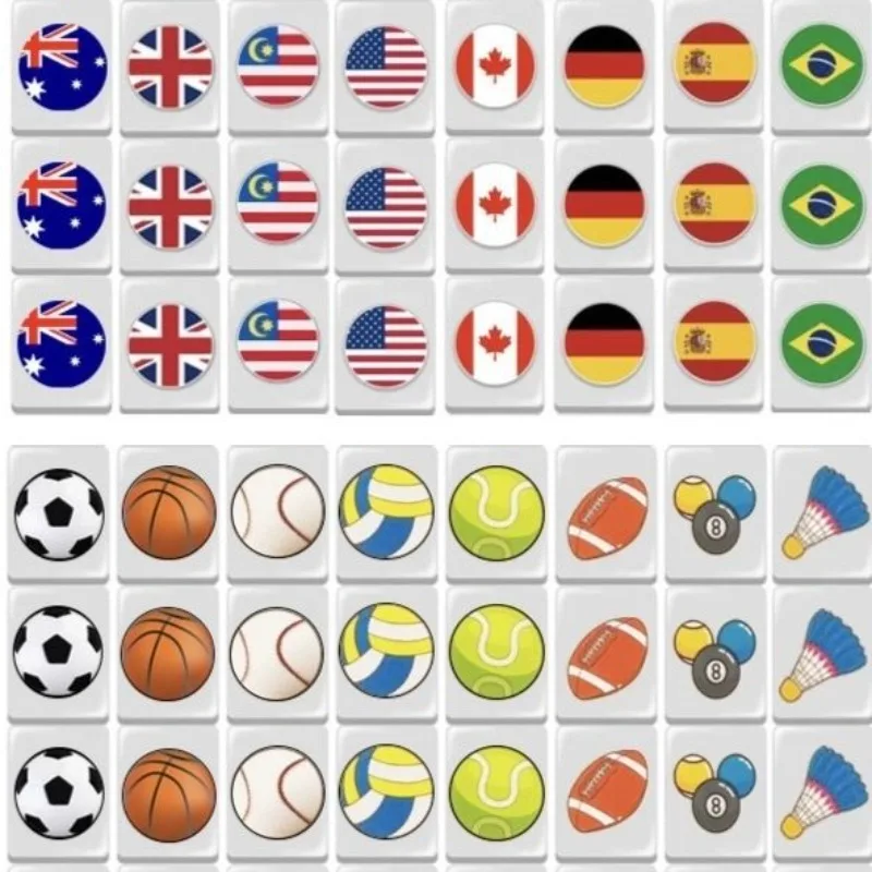 24 мм мини-детские блоки, морской побег, набор маджонга Hello Kitty, игра на память, вечерние, семейная настольная игра, развивающая игрушка-головоломка