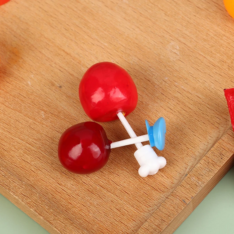 اختيار طعام الأطفال مسواك شوكة الفاكهة الكرتونية لإكسسوارات الحلوى #4