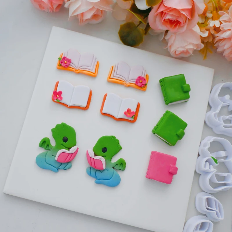New Cute Animal Soft Clay Mold Dog/penguin/dragon Shaped Earrings DIY Jewelry Pendant Shape Cutting Polymer Clay Tools