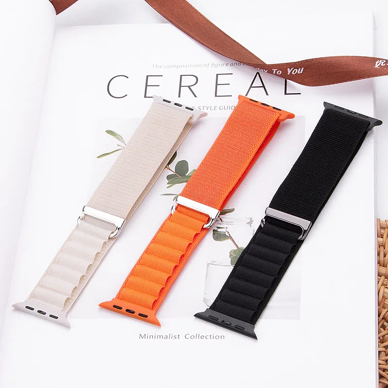 Alpine Loop For Apple Watch Ultra 2 49mm Band 41mm 44mm 45mm 38-42-40mm Sport nylon Bracelet iWatch Series 9 8 7 6 5 3 SE Strap