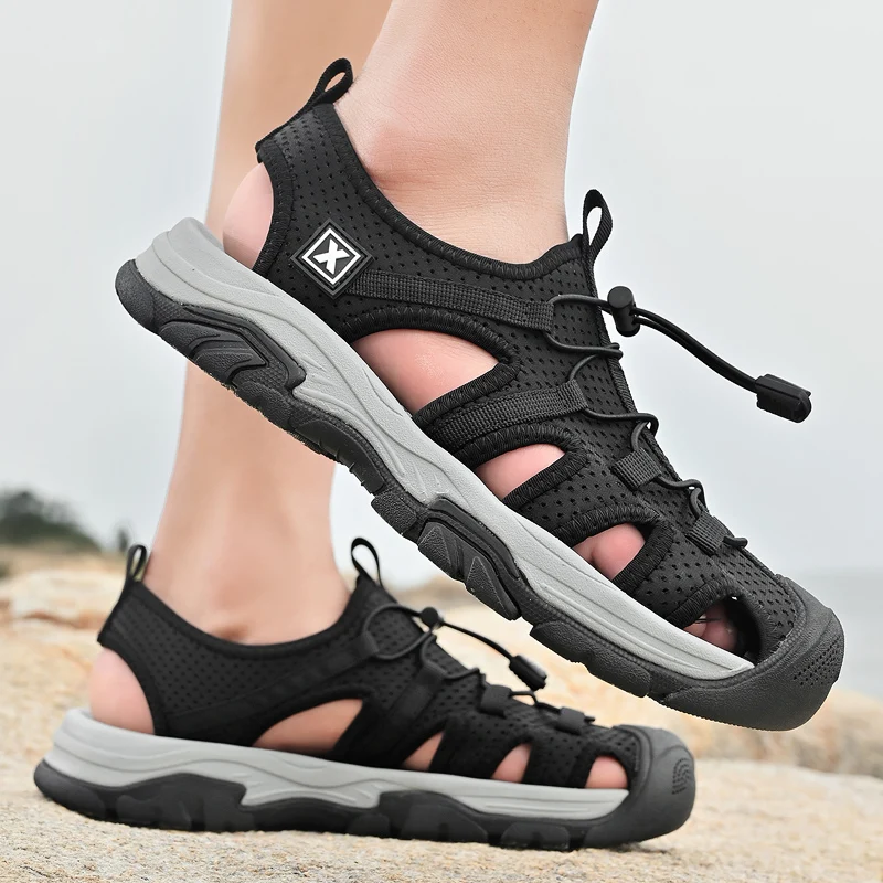 High Quality Sandals for Men 2024 Summer New Style Comfortable Outdoor Hiking Shoes Light Casual Beach Shoes Flip Flop Sandals