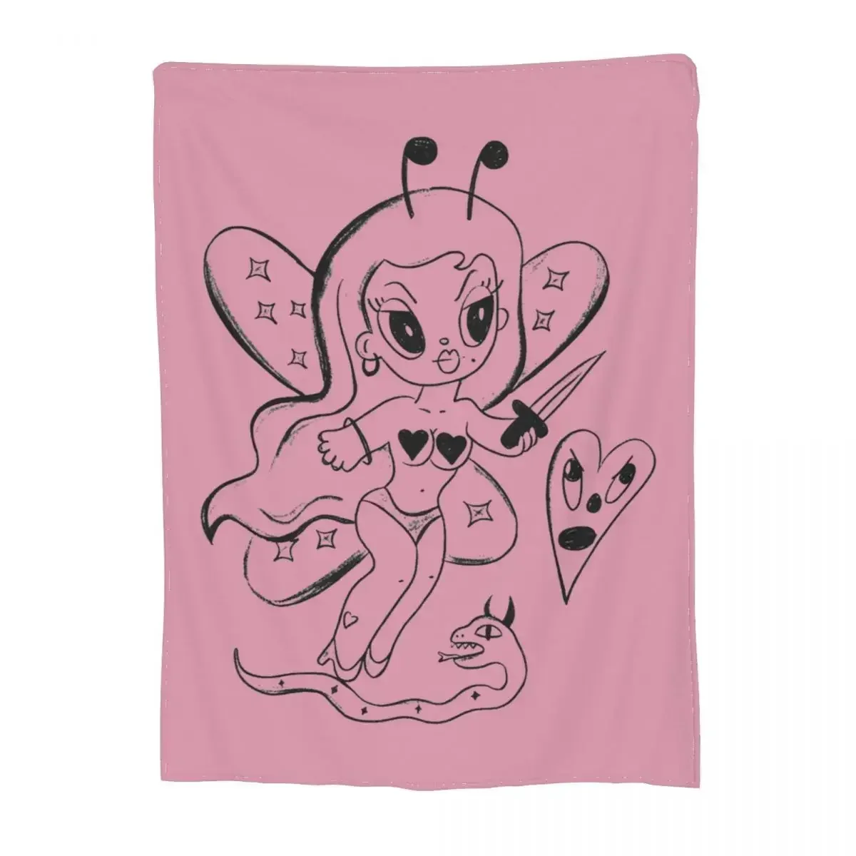 Fairy Karol G Album 2023 Blanket Flannel Print Bichota Season Cozy Ultra-Soft Throw Blanket for Home Car Bedspreads