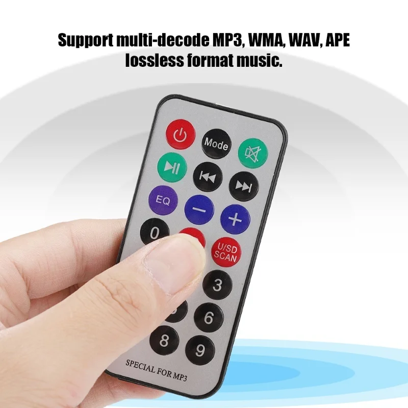 Bluetooth MP3 WMA WAV APE Lossless Music Decoder Board Support Radio FM USB Disk Reading
