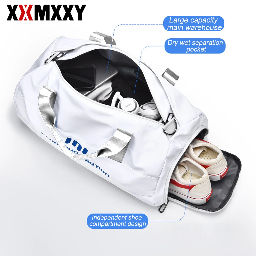 

1PCS Gym Bag for Men Women Girls with Shoe Compartment & Wet Pocket - Duffle Bag for Travel Sports Fitness Workout Athletic