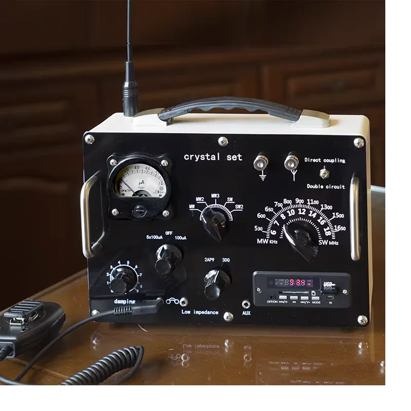 

Mineral Radio Retro Practical Mineral Machine Medium and Short Wave Mineral Radio