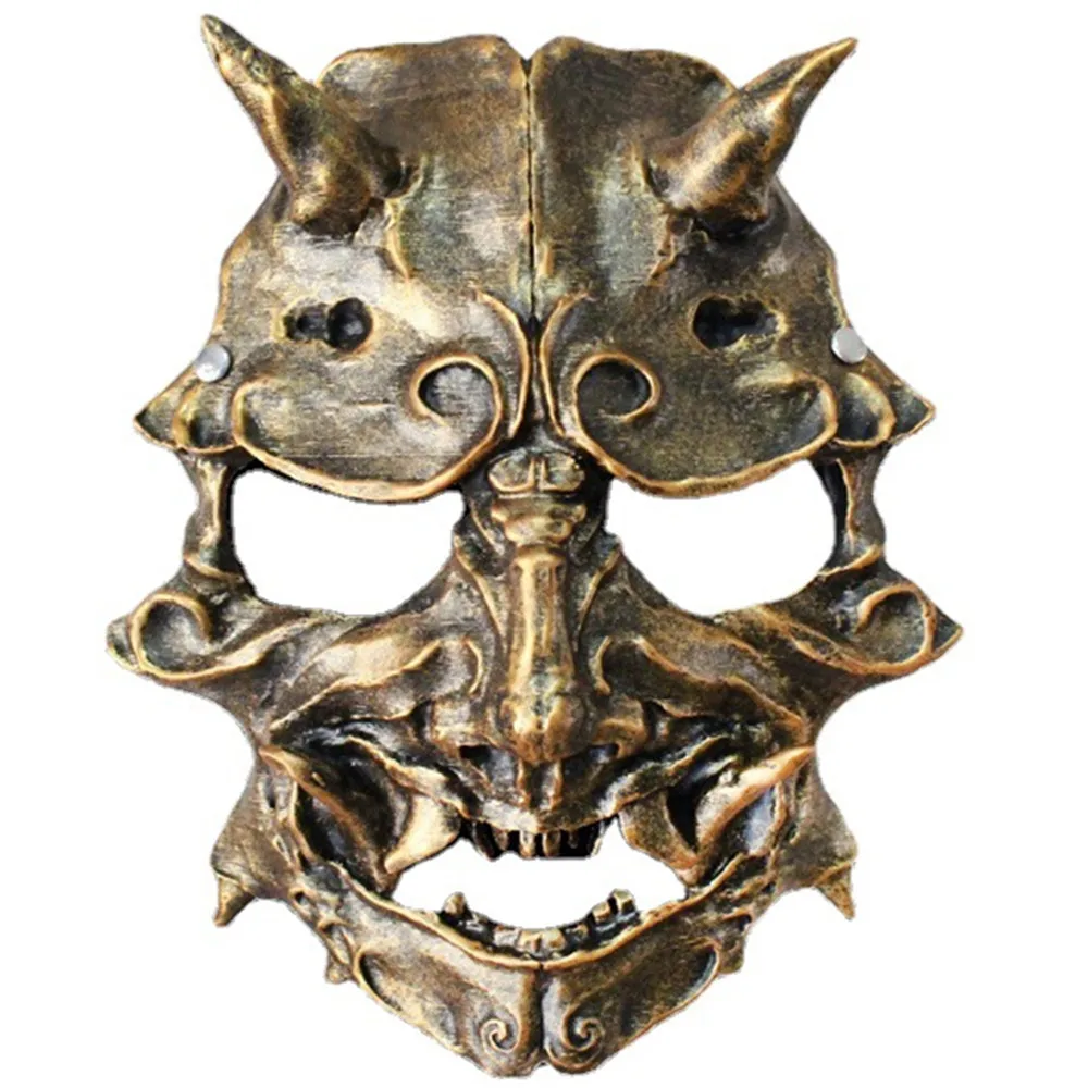 

Halloween Ghost Warrior Mask Christmas Resin Devil Mask Ghost House Chamber Dress up Props