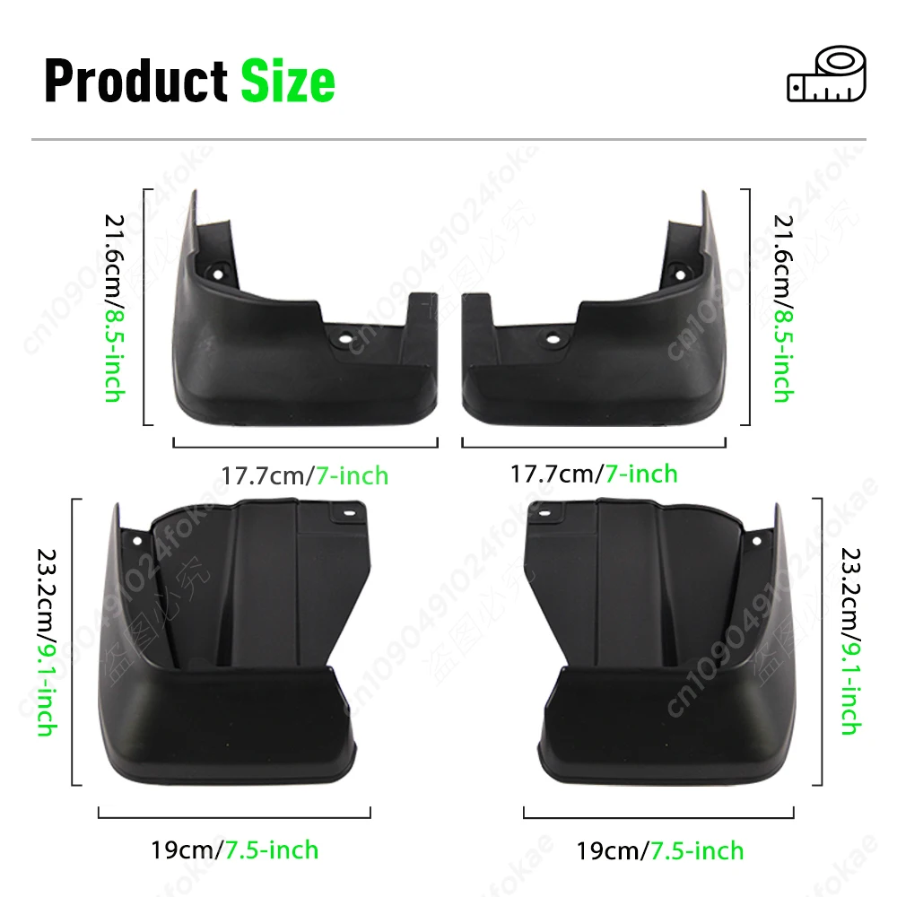 For Honda Odyssey 2009 2010 2011 2012 2013 Fender Mudguard Mud Flaps Guard Splash Flap Mudguards Car Accessories