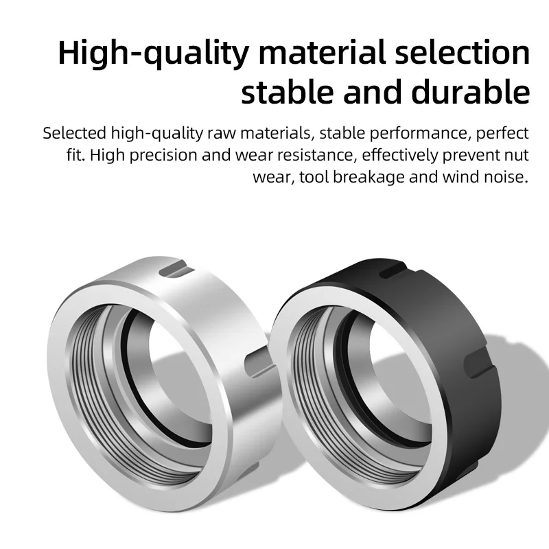 ER8 ER11 ER16 ER20 ER25 ER32 ER40 ER50 NUT A M UM ER Nut ER11 Nut ER Nut for ER Collet and Tool Holde Bracket Tool Extension Rod
