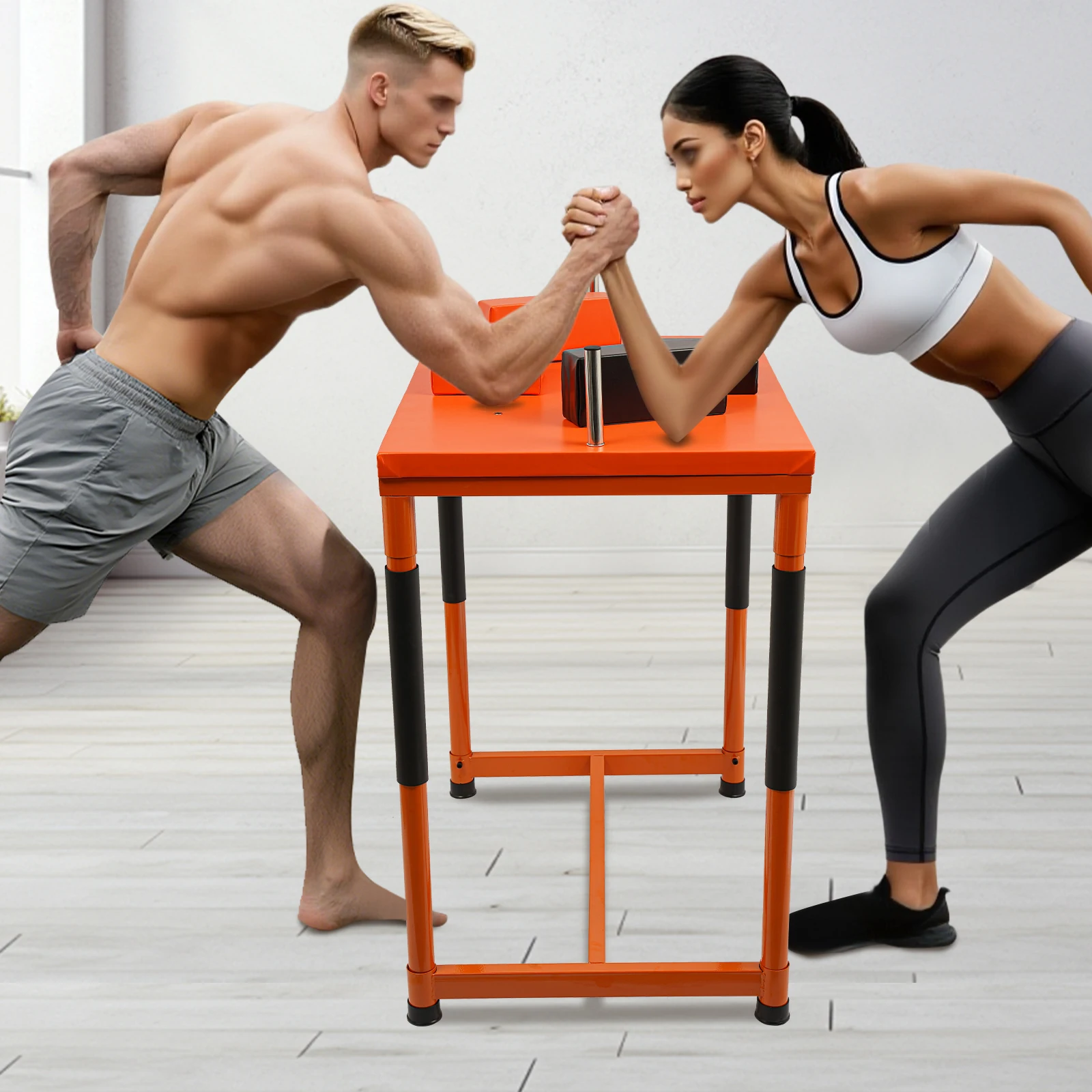 Table de lutte des bras, table de combat professionnelle, équipement d'entraînement pour compétition, adaptée pour la salle de sport à domicile et les clubs
