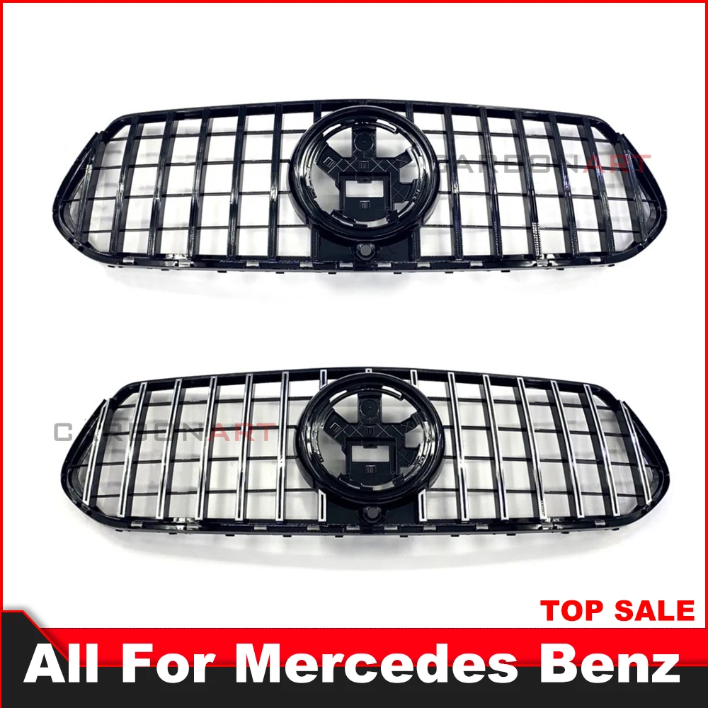 2020-2022 GLE Class W167 GT Grille for merced new GLE Class W167 SUV 4 Matic front racing grille GLE350 GLE450 Sport Version