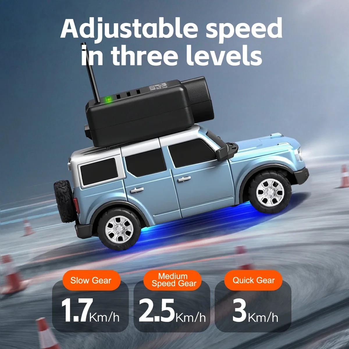 WLtoys 6406-C RC Camera Car Is Equipped With A 720P FPV Camera Supporting Remote Control Via A 2.4G Mobile Phone APP