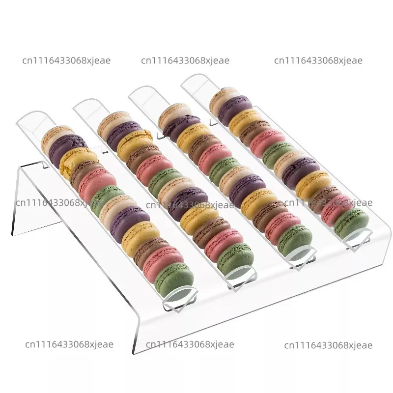 Minimalist Transparent Acrylic Dessert Display Stand Donut Biscuit Macaron Storage Tray Cake Pastry Rack