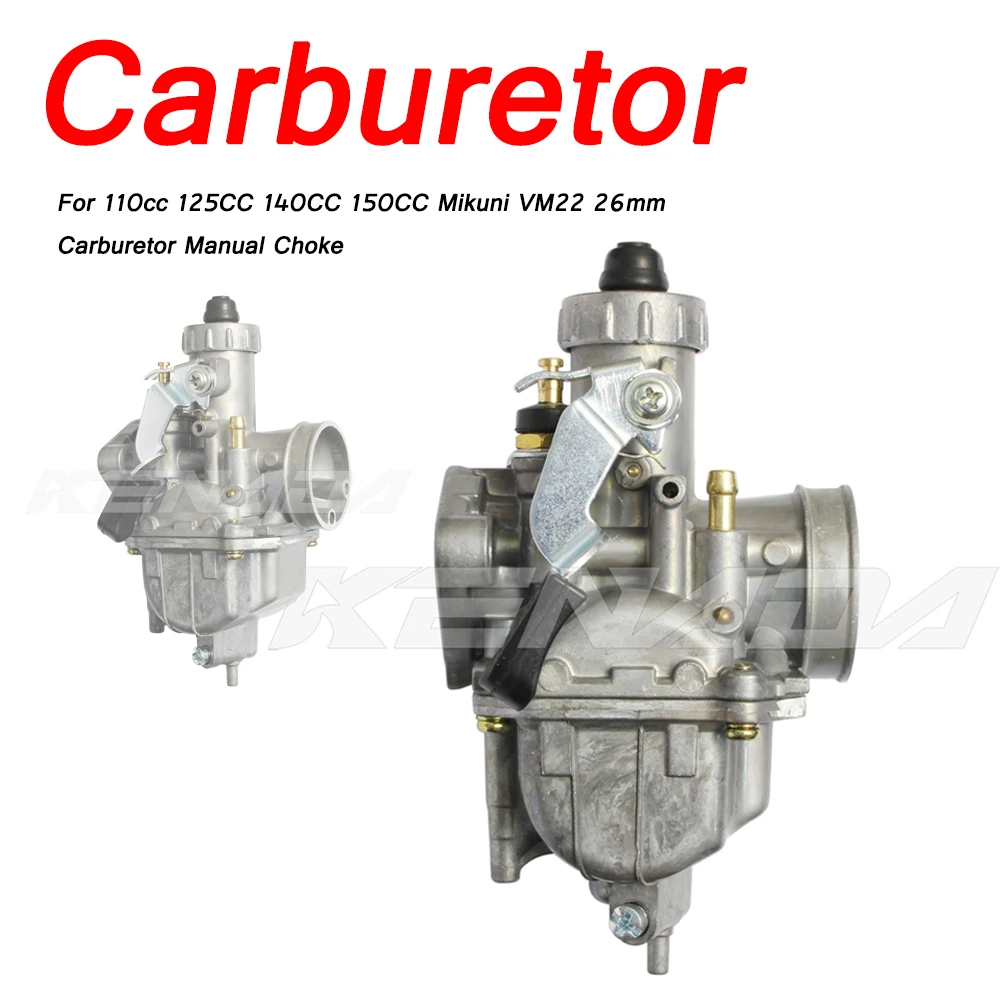 110cc 125CC 140CC 150CC Pit bike Carb For Mikuni VM22 26mm Carburetor Manual Choke