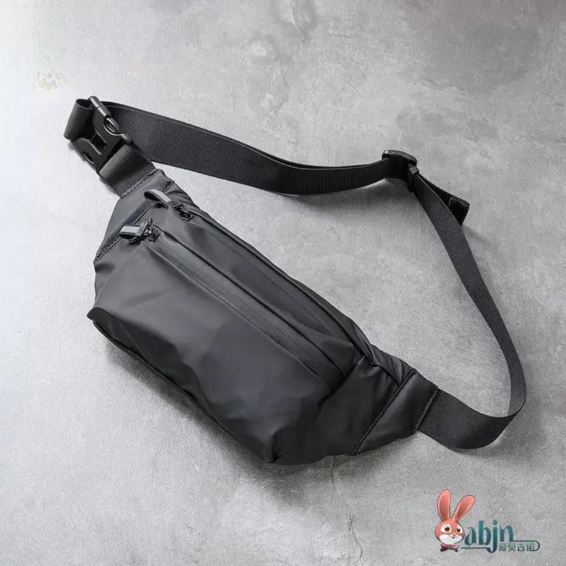 waterproof-sports-fanny-pack-men's-chest-bag-cycling-crossbody-bag-single-shoulder-bag-front-chest-bag-leisure-pu-material