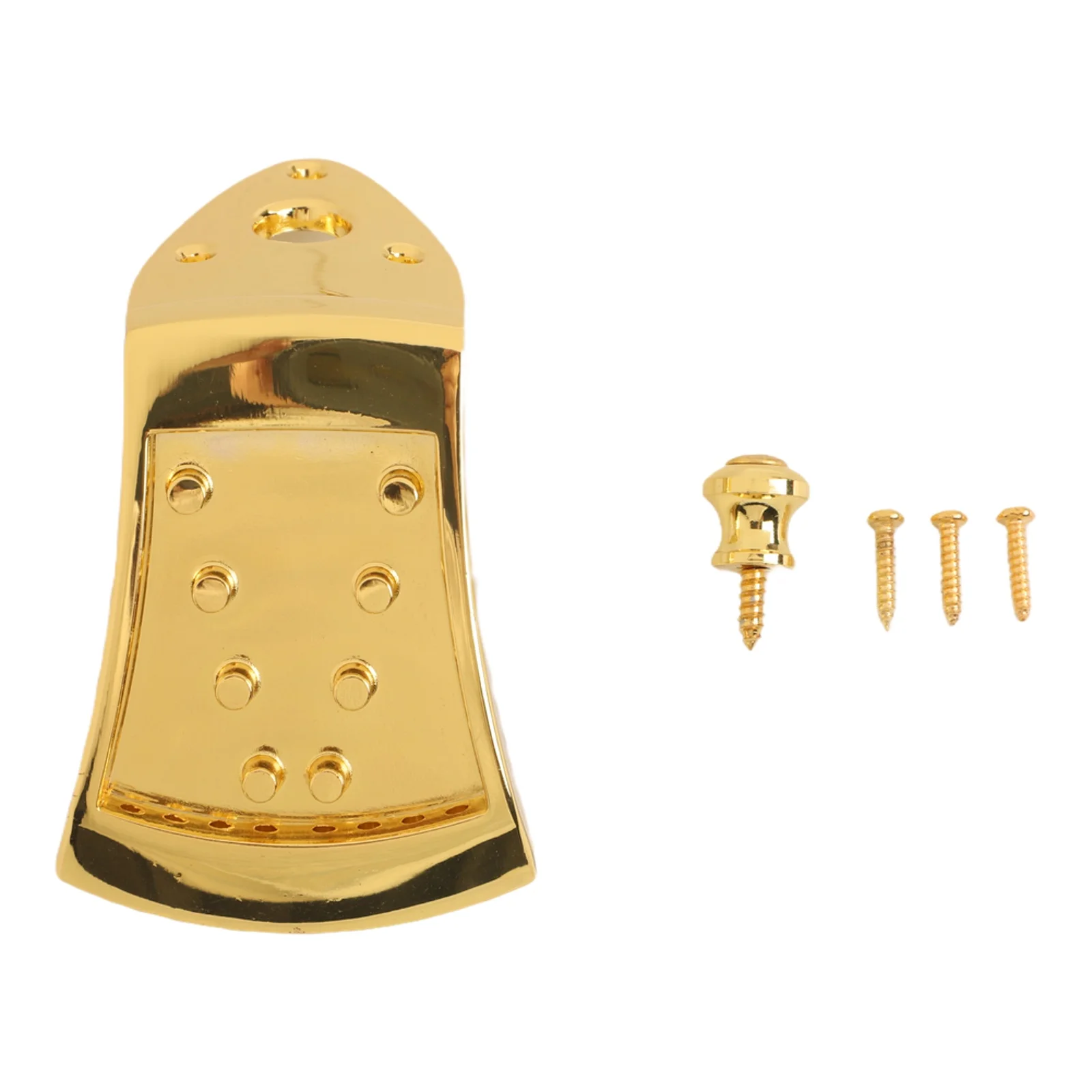 Metal Mandolin Tailpiece for 8 String with Enhanced for sustain and Secure String Holding Built for Performance
