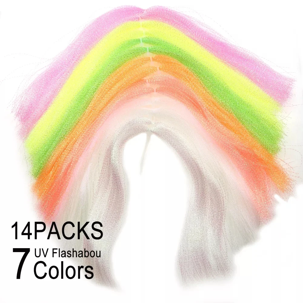 Tachuelas Wifreo Tinsel UV – Fluorescentes para pesca marrana - imagen 5