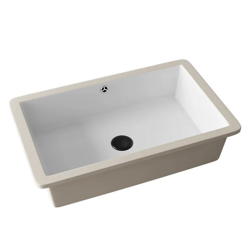 Oval washbasin balcony embedded