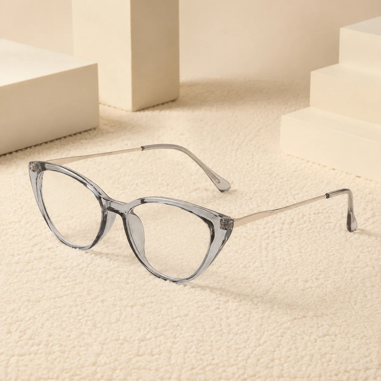 แว่นตาป้องกันแสงสีฟ้าทรงแคทอาย - Women'S Fashion Glasses Non Prescription บทวิจารณ์และราคา