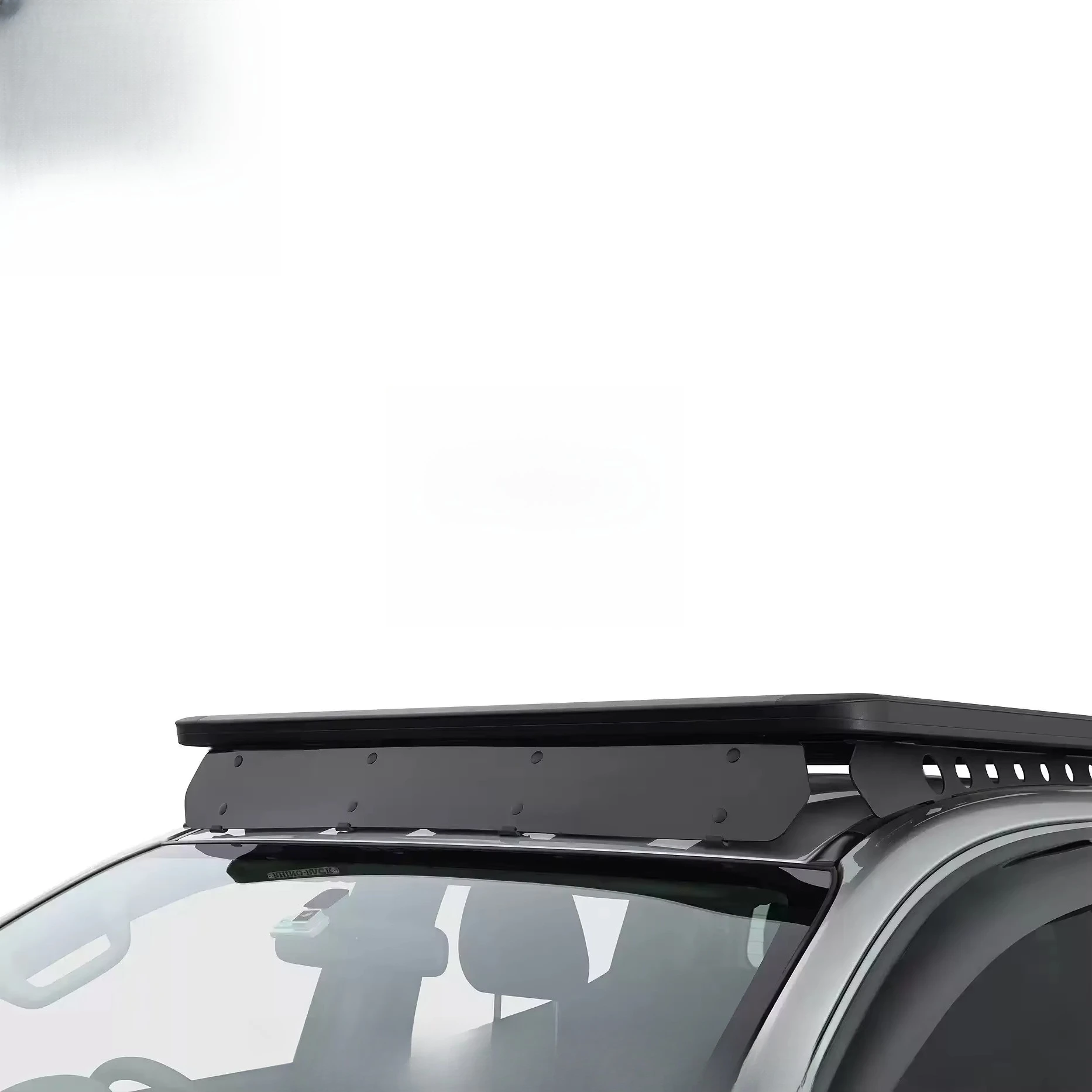 Vehicle Roof Rack Wind Deflector, Silent Wind Noise Reduction Roof Spoiler for Crossbar Frame Replacement Parts