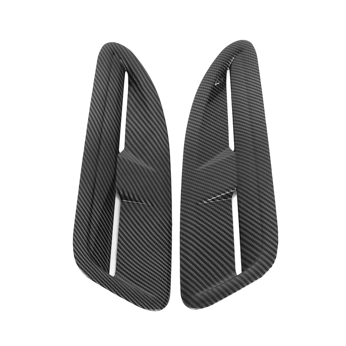 Bonnet Air Vent Cover Trim Universal for Jaguar XKR XK8 Mazda MX5 RX8 Focus RS ST Fiesta Accessories, Carbon Fiber