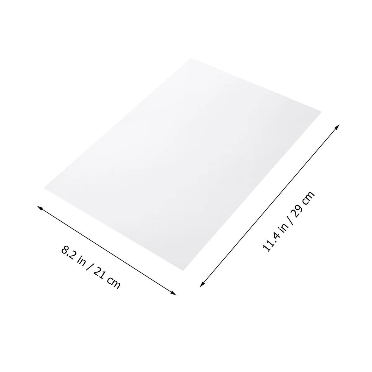 50 Sheets Sulfuric Tracing Paper Translucent Parchment for Graphic Arts DIY Crafts Engineering Xerography Art Sketching Copy