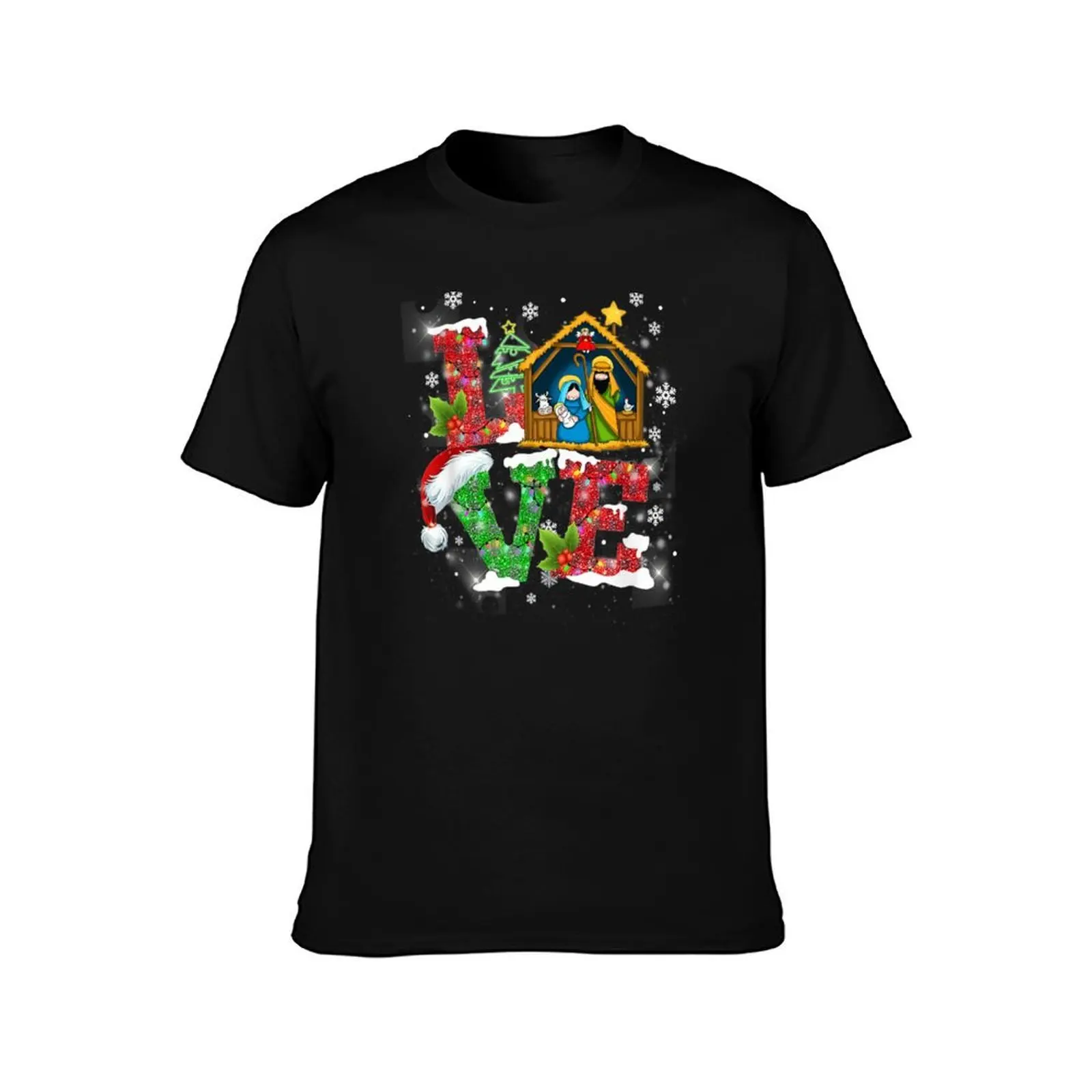 Happy Christmas Love Nativity Laurie Furnell XMas T-Shirt Quick Dry Travel T-Shirt