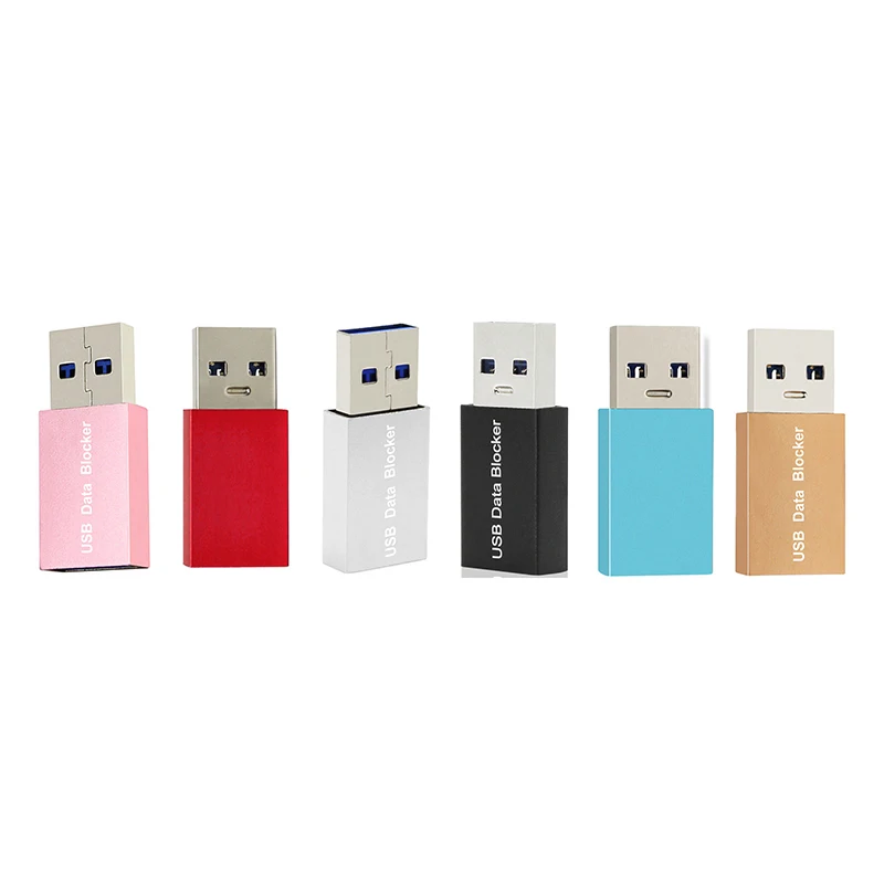 1pc Anti Hacking Charger-Only Convenient Data Sync Blockers USB Defenders For Travel Charging USB Data Blocker Prevention Data