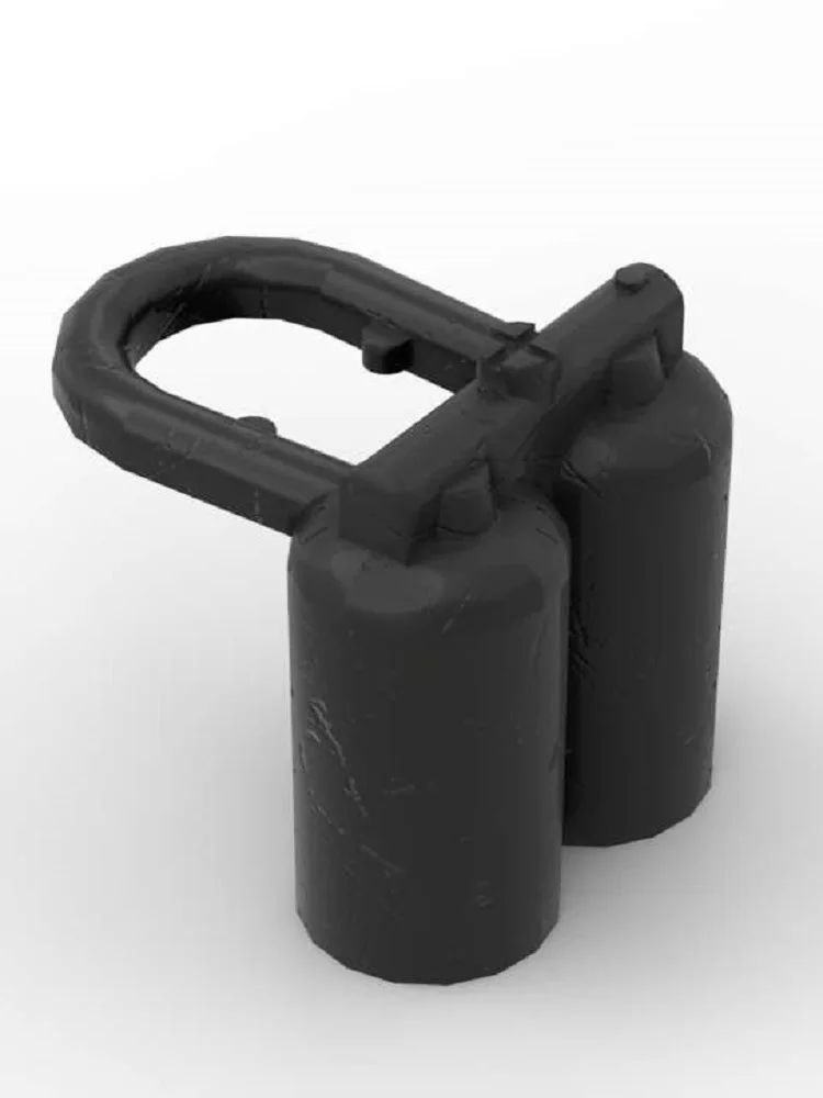 MOC – ensemble de blocs de construction de réservoirs d'air 3838, 10 pièces, Mini bouteilles d'oxygène, assembler des particules, jouet de bricolage pour enfants, cadeau d'anniversaire