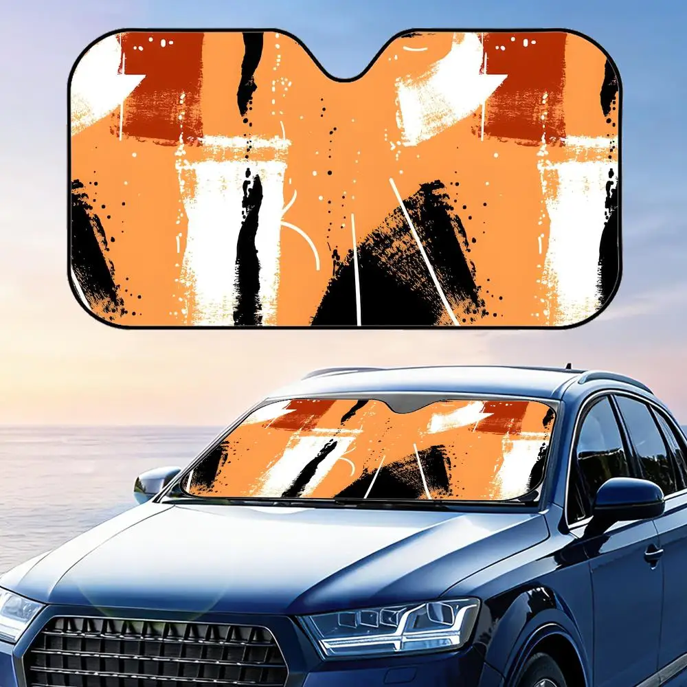 

Солнцезащитный козырек Strokes Splash: многоразовый, из алюминиевой фольги, для лобового стекла автомобиля, защита от УФ-излучения, теплоизоляция, накидка-козырек от солнца