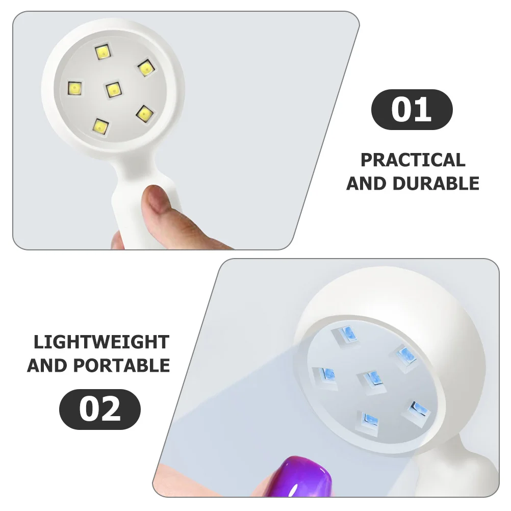 Handheld-UV-LED-Nagellampe, tragbares Gellicht zum schnellen Trocknen, kleine Größe, leicht, einfach überall zu verwenden, tragbare Nagellampe
