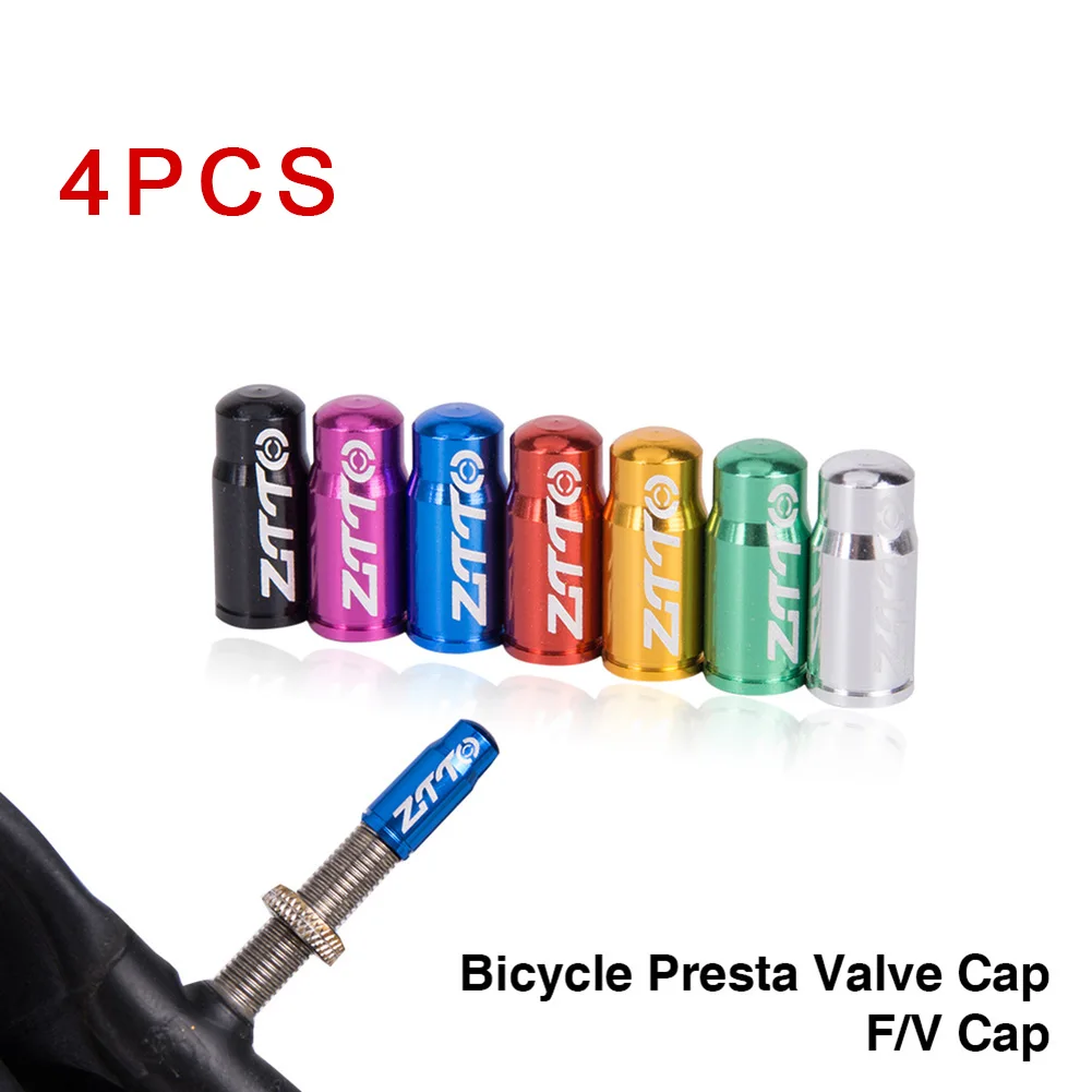 

Set of 4 Aluminum Valve for Bicycle For Presta Valve Designed for Road and For Race Bikes to Prevent Tire Leakage and Dust