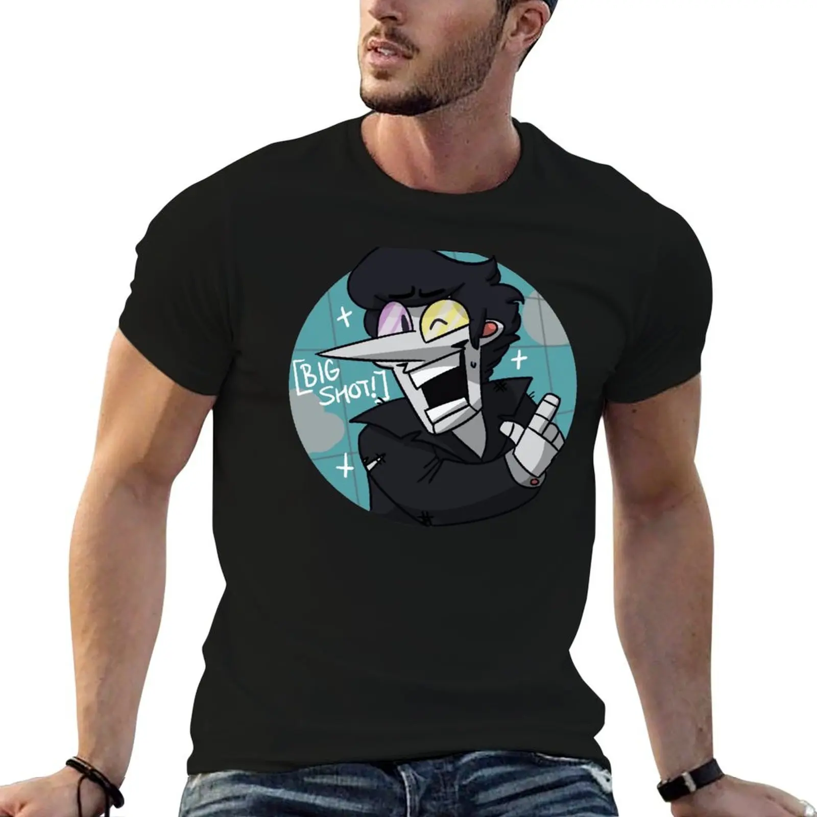 Former BIG SHOT T-Shirt Basic All Season Solid T-Shirt