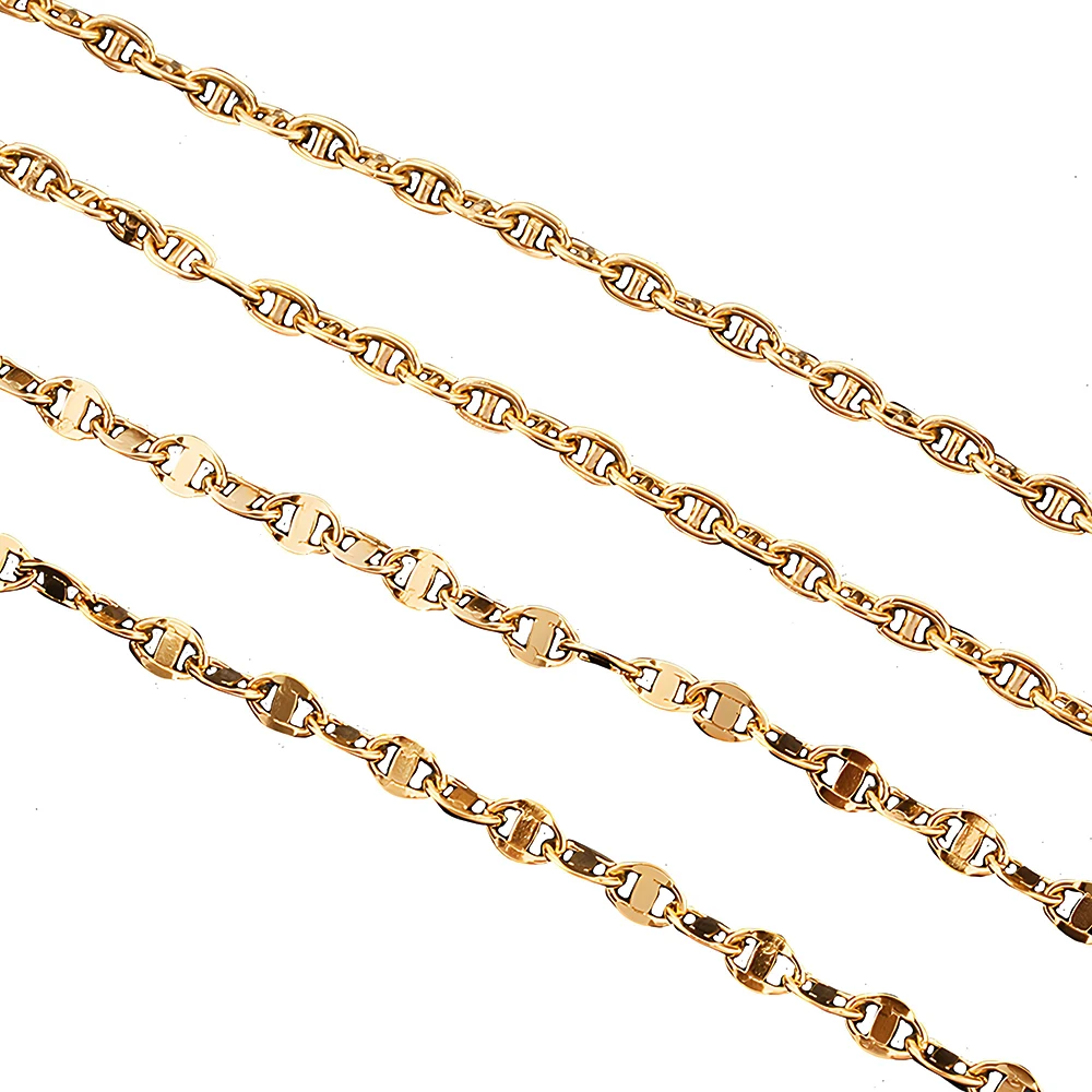 Wholesale 1meter Stainless Steel Handmade Link Weld Chain for DIY Necklace Bracelet Jewelry Findings Making