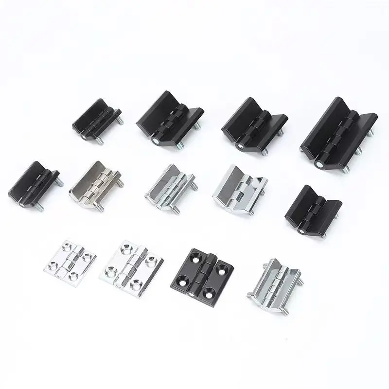 1Pcs Chrome Plated Zinc Alloy Hinge Aluminum Distribution Box 4060 Electrical Cabinet Door Hinge Machine Industrial Hinge Tool