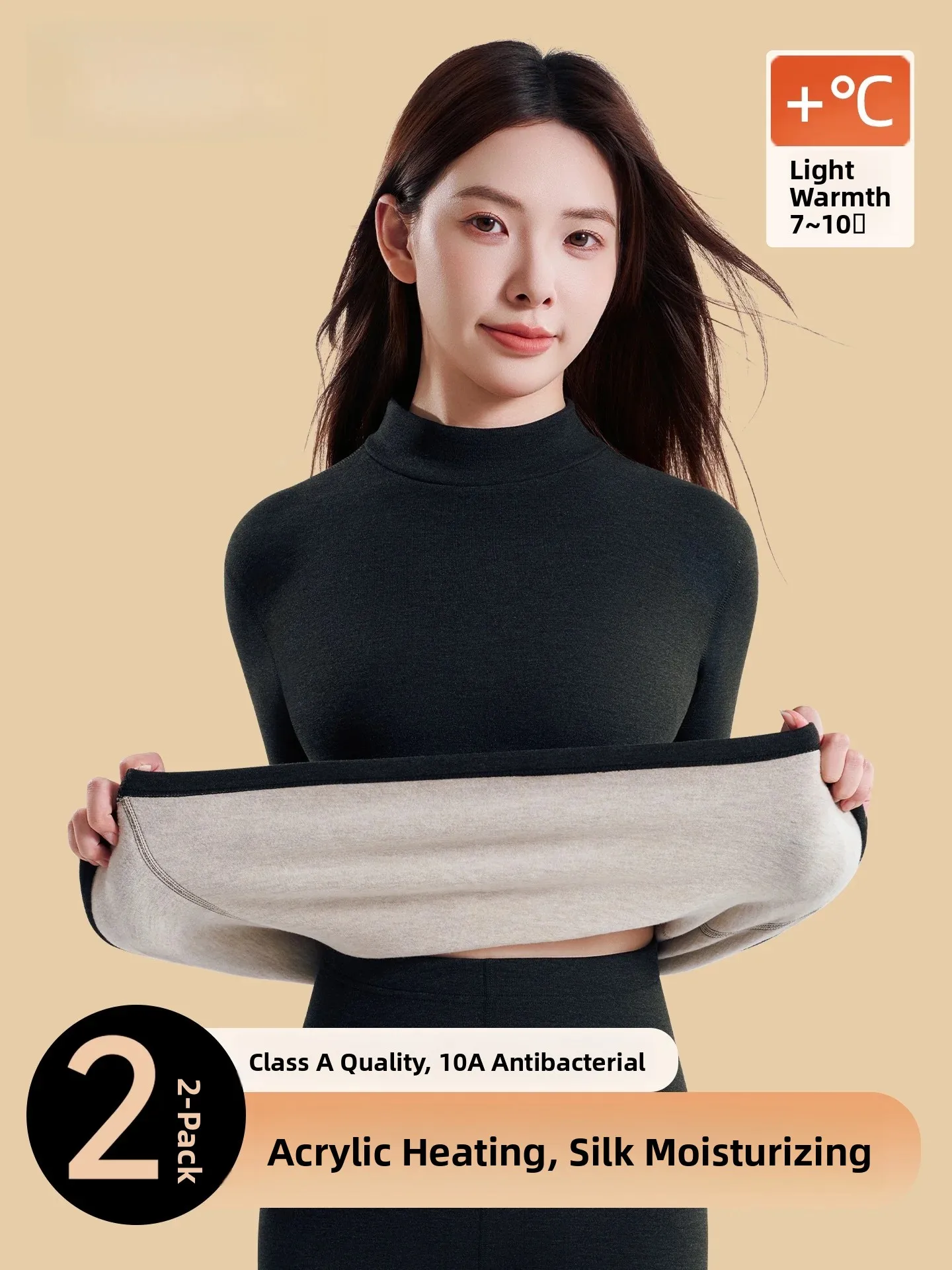 sous-vetements-thermiques-chauds-a-col-mi-haut-pour-femmes-en-polaire-epaisse-antistatiques-vetements-d'interieur-pour-l'automne-et-l'hiver-haute-elasticite