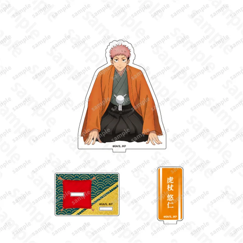 Anime Jujutsu Kaisen Gojo Satoru Getou Suguru Yuji Itadori figuras de acción acrílicas placas de pie modelo adornos juguetes regalos