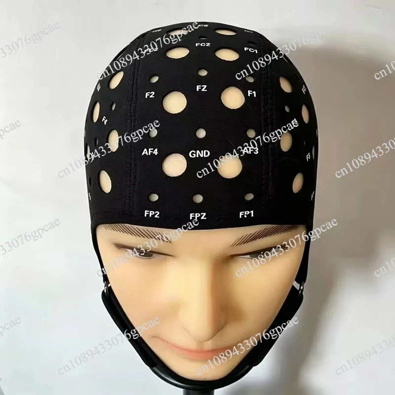 64 Channel EEG Cap Ultra-thin Interlayer Electrode EEG Specific Cap High Precision Brain Signal Monitoring EEG Recording Cap