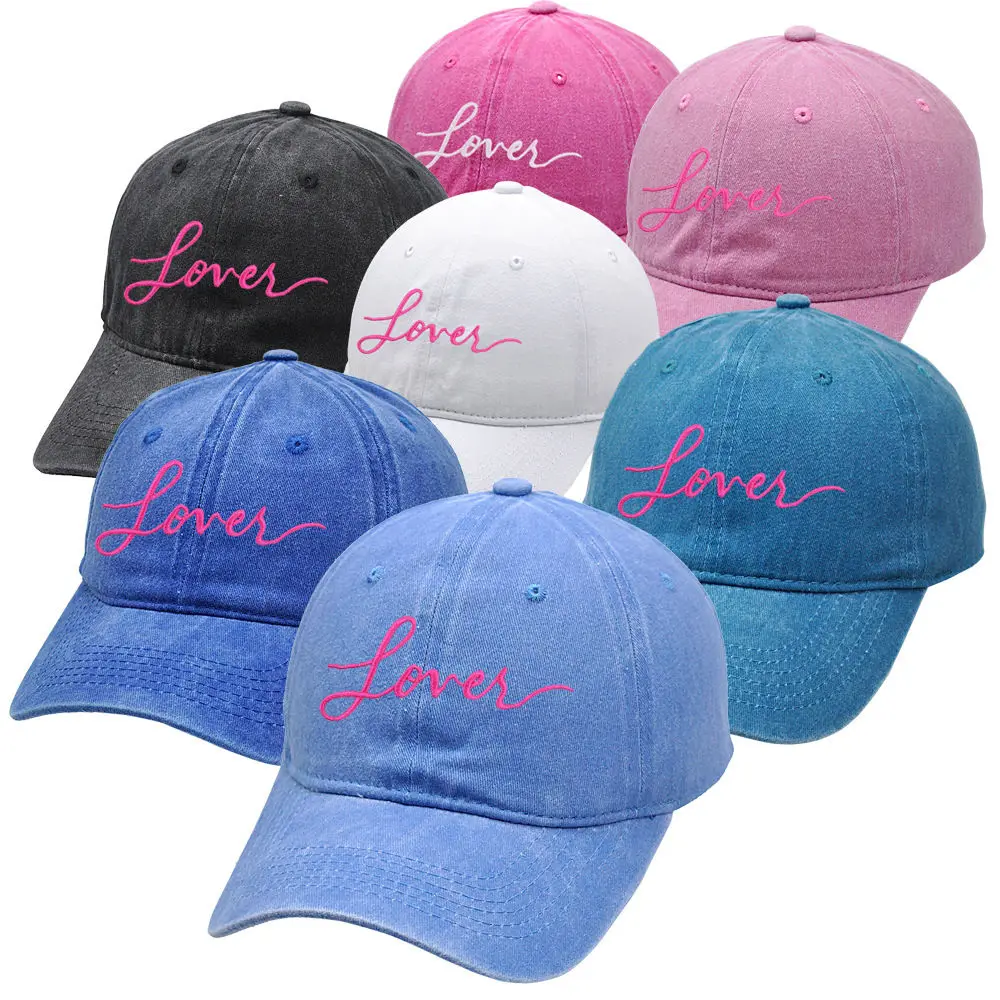 Europe  America Album Lover Embroidery Fans Visored Cap Casual Vintage Women Baseball Cap Fashion Trendy Couple Peaked Cap