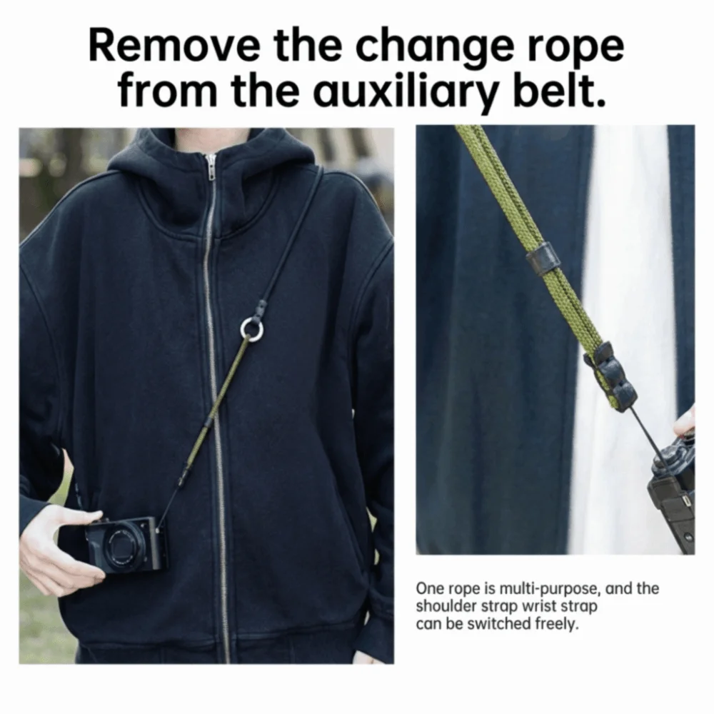 Durable Material Camera Shoulder Strap Lightweight Micro Single Strap for Canon G7X Series /Ricoh GR Series /DJI Pocket 3