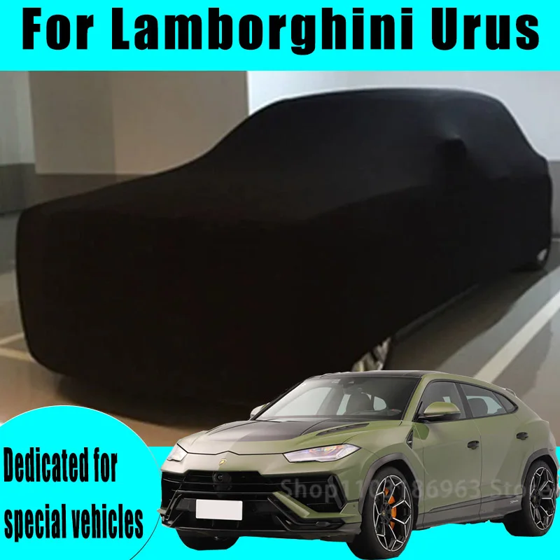 for Lamborghini Urus Car Covers Stretch Cloth Special Car Clothing Auto Cover Indoor Dust Sun Protection Exterior Accessories